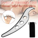 Stainless Steel Gua Sha Scraper Scraping Massage Tool Plate Physical Therapy