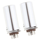 2Pcs 9 Pin Vacuum Tube Socket with 40mm Shield for ECC83 ECC82 6922 6n1