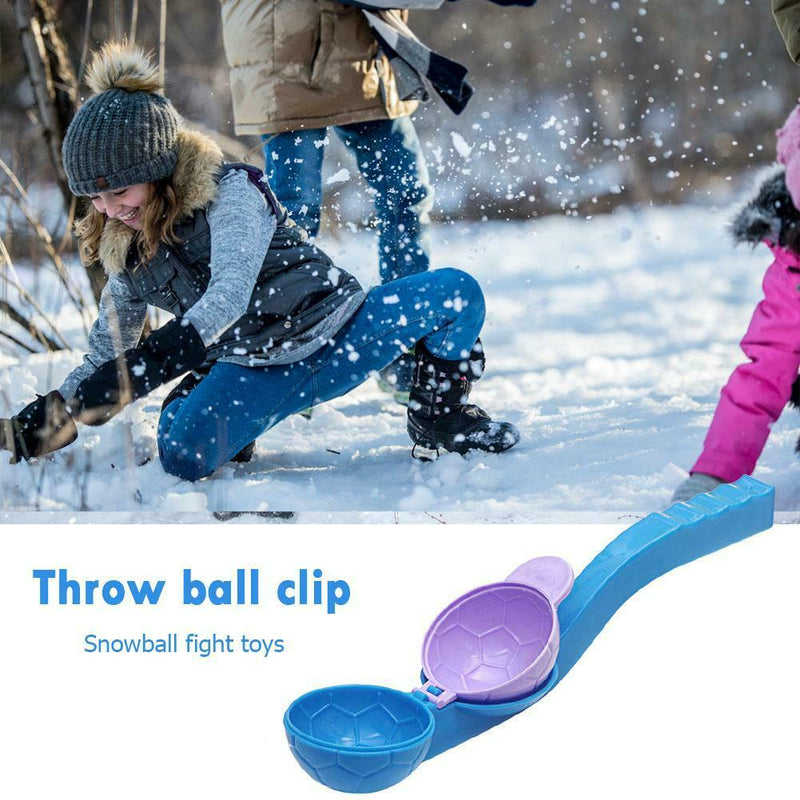 Winter Snow Ball Maker Mold Tool Outdoor Kids Snowball Fight Clip Toys