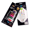 12ml Oil Paints Tubes Beginners Paint Pigment Vivid Canvas Brush Paints Tube