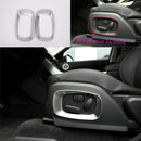 Car-Styling Abs Matt Chrome Car Seat Side Frame Cover Trim Accessories for  S6N6