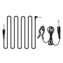 Clip-on Pickup+ 6.35 mm Male to Male Cable Set Guitar Ukulele Accessories