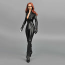 1:6 Scale PU Leather Jumpsuit Women Costume Outfits for 12 inch  s HT / Phicen