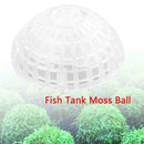 1 x Plastic-Aquarium-Moss Ball Decor For Live Plant Decoration Aquatic Fish G6U6