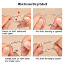 100Pcs 19Mm Loose Leaf Binder Rings Key Rings Book Rings Binder Rings for S J7K1
