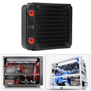 120mm Aluminum Computer Radiator Cooler 10 Tubes CPU Heat Sink Exchanger