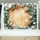 Christmas Backdrop Wood Board Photography Background Cloth Photo Studio Decor