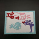 1pc tree bird metal cutting dies stencil scrapbook album paper embossing craft Z
