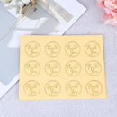 120pcs Transparent Round Thank You Sealing Stickers Baking DIY Gift Box Lab ME