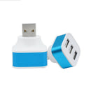 1Pc 3 port usb 2.0 rotate hub splitter adapter for pc notebook expansion M&A â„–[