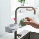 Kitchen Sink Faucet Sponge Soap Storage Organizer Shelf Rack Cloth Holder O0B2