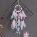 Colorful Feather Ins Girl catching Dream net Bead Handmade Valentine's Day G JR