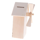 Decorate your own unfinished plain windmill shapes wooden money savings box