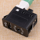 USB Port AUX IN Switch Socket Cable Adapter fit for Mini Cooper R50 R53 2001-06