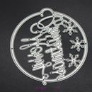 Merry Christmas Cutting Die Stencil Scrapbooking Card Album Template DIY