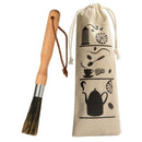Coffee Grinder Powder Cleaning Brush Coffee Machine Brush Wood Handle Pig B X7D7