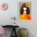 Diamond Painting Kits Cartoon Girl Full Round Drill Picture Handicrafts Art