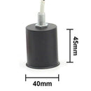 E27 Ceramic Screw Base Round LED Light Bulb Lamp Socket Holder Adapter meta