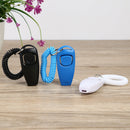 6pcs 2 in 1 Pet Supplies Dog Whistle Clicker Wrist Strap Puppy Trainer Aids A