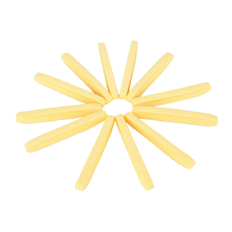12pcs Compressed Facial Cleaning Wash Puff Sponge Stick Face Cleansing Pad so Kw