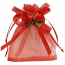 20pcs Sheer Organza Favor Bags For Wedding 10x12cm Gift Bags Samples Displa A8Z9