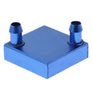 Aluminum Water Cooling Block CPU Graphics Heat Sink 40 x 40mm Radiators Up