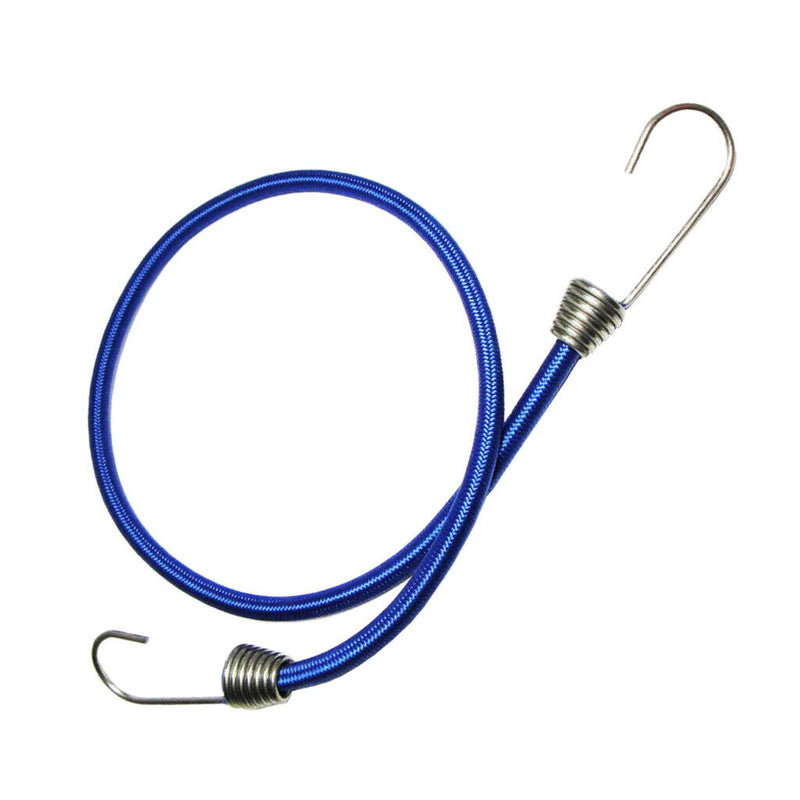 Elastic Bungee Rope Shock Cord Tie Down w/ Stainless Steel Bungee Hooks