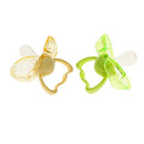 Portable Newborn Kids Dummy Pacifier Teat Baby Silicone Teether Nipple 2PCS