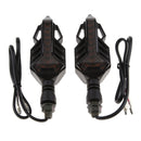 2pcs Flowing Waterproof Motorbike Turn Signal Lights Flashing Arrow Turning