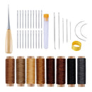 38 Pieces Leather Craft Tools Leather Sewing Tools Hand Stitching Tools