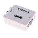 1080P Mini VGA to AV RCA Converter with 3.5mm Audio VGA2AV/CVBS for HDTV PC
