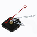Clock Movement Mechanism with White Hour Minute Red Second Hand DIY Tools S