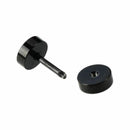 Set 14 ear taper stretcher Expander Plug black in stainless steel 316L K6N2