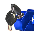 Blue Motorcycle Bike Handlebar Throttle Lock Anti-theft Brake Level Lock