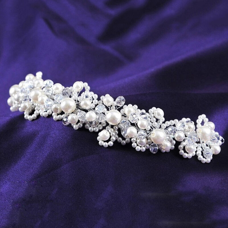 Women Bridal Wedding Diamond Crystal Rhinestone Flower Hair Pin Clip Pear Dwwj