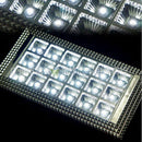 18 LED 12V Nature White Car Auto Van Bus Interior Ceiling Dome Roof Light Lamp