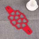 Pancake Egg Ring Maker Silicone Nonstick Kitchen Cooking Tool With 10 Holes