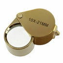 10x Magnifying Magnifier Glass Jewellers Eye Foldable Jewelry Loop Loupe(Go