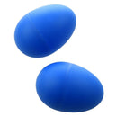 1 Pair Plastic Percussion Musical Egg Maracas Shakers blue D9R4