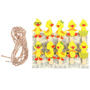 10Pcs/lot duck DIY Clothes Paper Peg Stationery Wooden Photo Clip Craft Clips