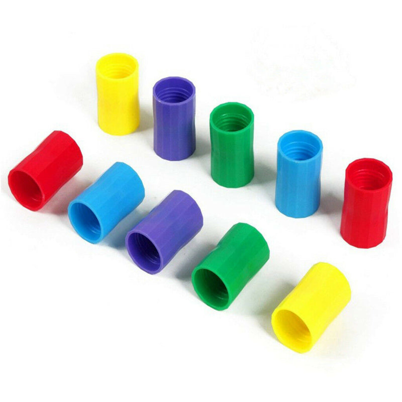 5x Bottle Connectors  Connector Tubes Scientific Experiment Yellow