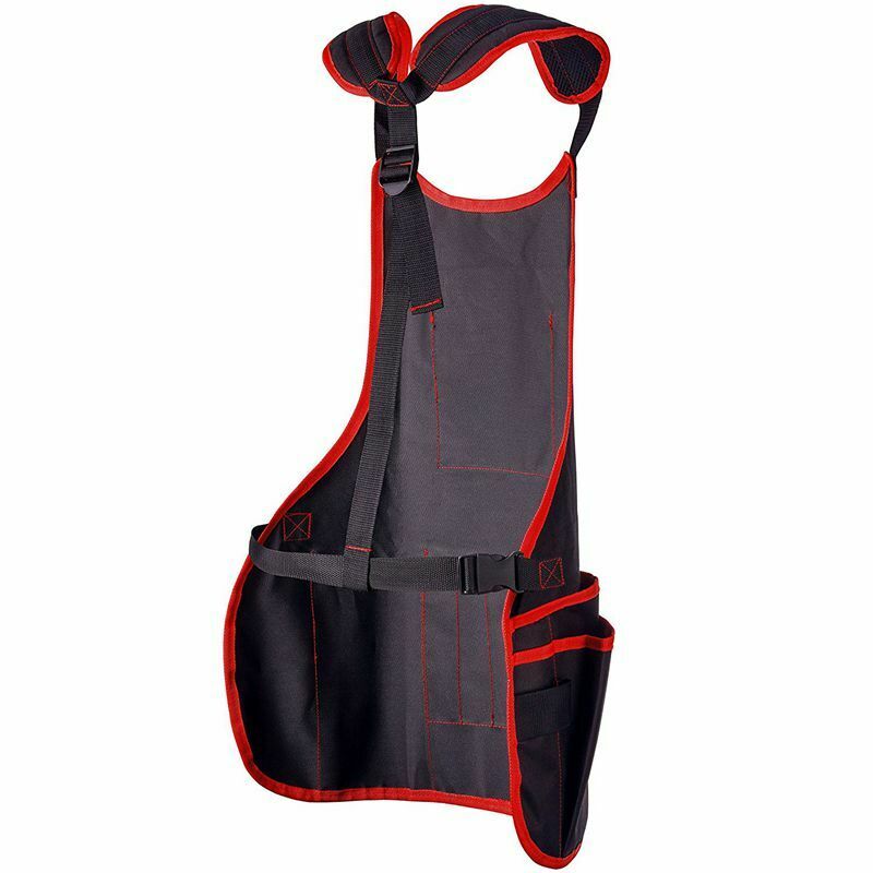 Utility Work Apron with 16 Pockets Tool Apron Cross-Back Straps Adjustable  D8N9