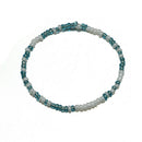 Beach Blue Green Rope Wave Pendant Anklets For Women Wave Surfer Layered An