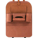 Multi-Pocket Car Back Seat Storage Bag Backrest Organizer (Light Coffee)