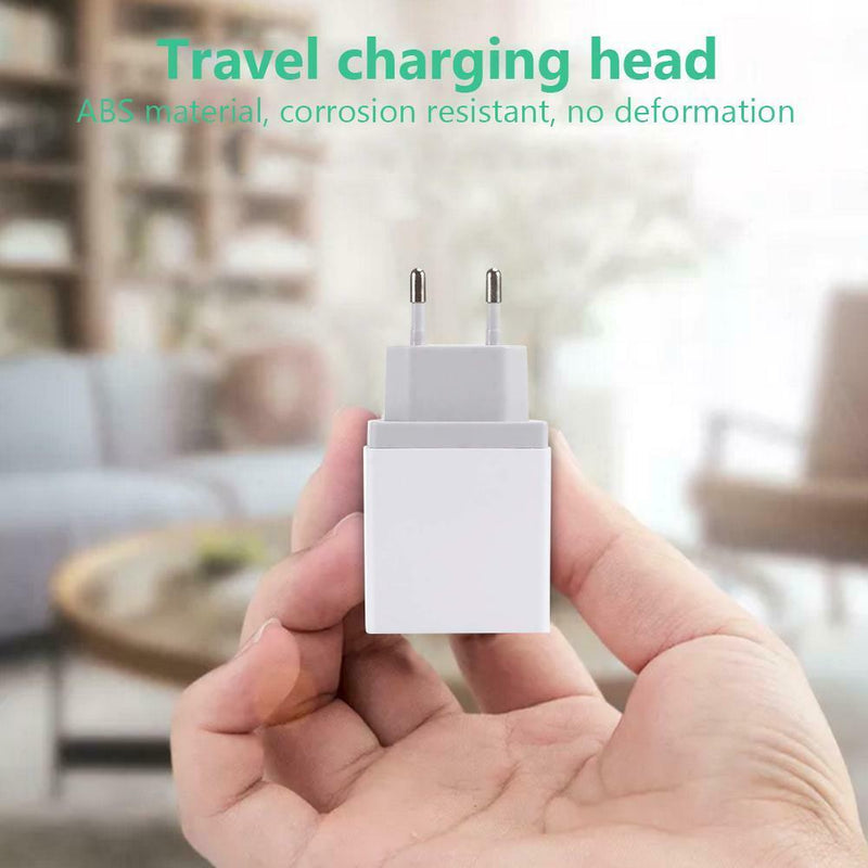 4 USB Travel Wall Charger 3A Mobile Phone Fast Charging Charger EU Plug Adapter