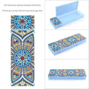 DIY Mandala Special Shaped Diamond Painting 2 Grids Students Pencil Box