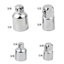 4 Piece Universal Joint & Reducer Socket Adaptor Set 1/2 3/8 1/4 Drive