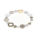 50g Watch Parts STEAMPUNK CYBERPUNNK COGS GEARS DIY JEWELRY CRAFT 3c