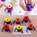 6X Bottle Cap Stand Kit Economy Cap Kit Screw-top Emptying Upside Down Adapter