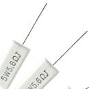 Map 5W 0.2 Ohm Power Resistor Ceramic Cement Resistor Axial Lead 15 Pcs WhitP6P4